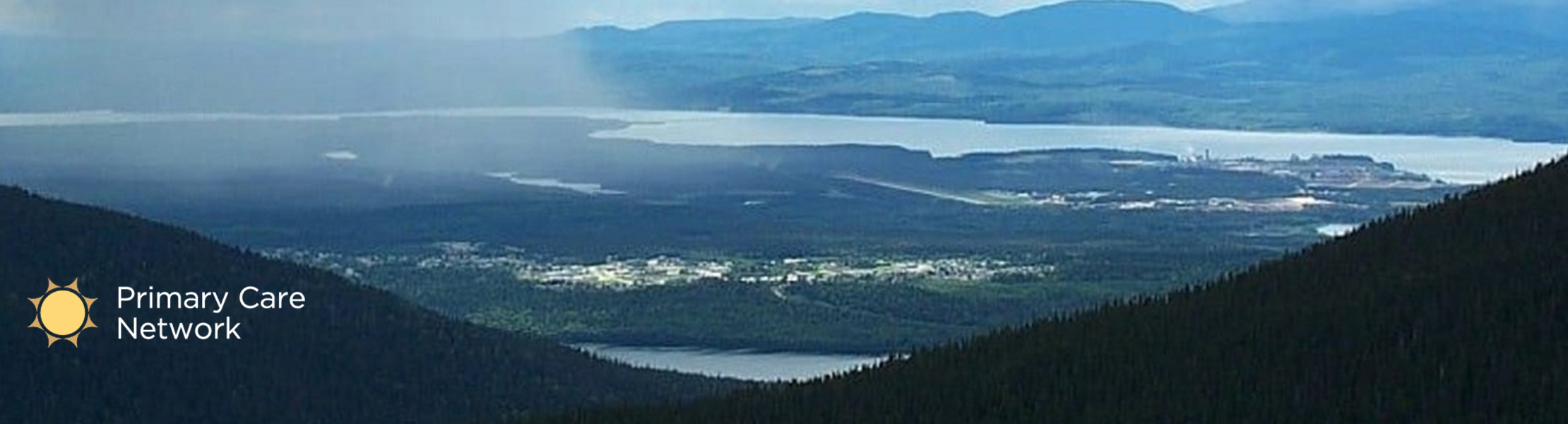 Aerial view of Mackenzie from mountains