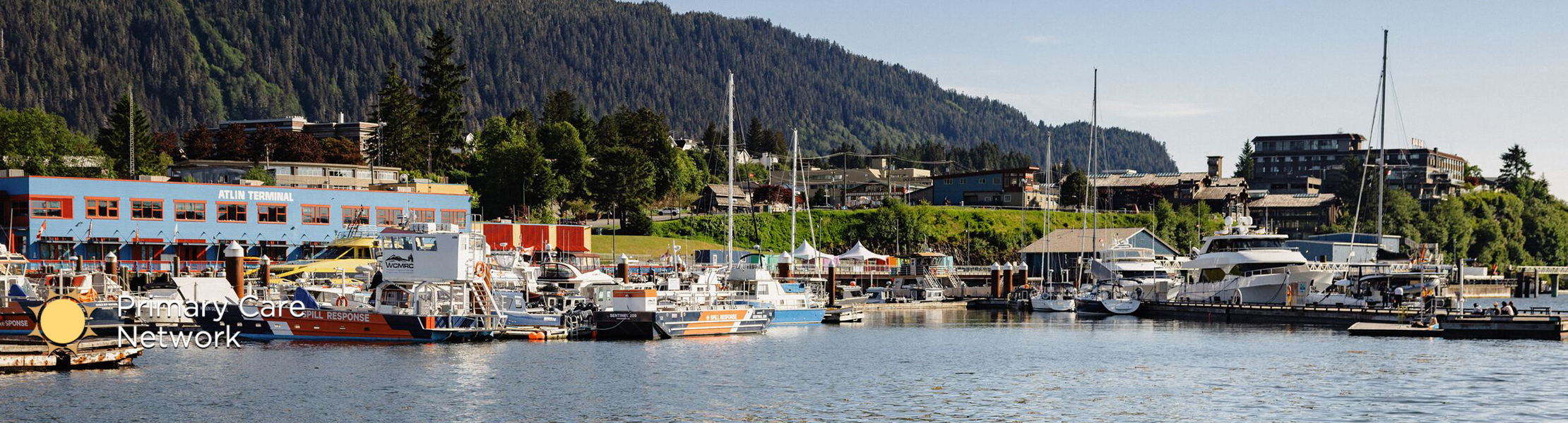 Prince Rupert coast with boats