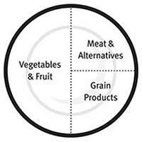 Plate model of eating